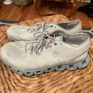 On Running Women's Light Gray Athletic Shoes